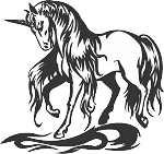 Unicorn Decal 22